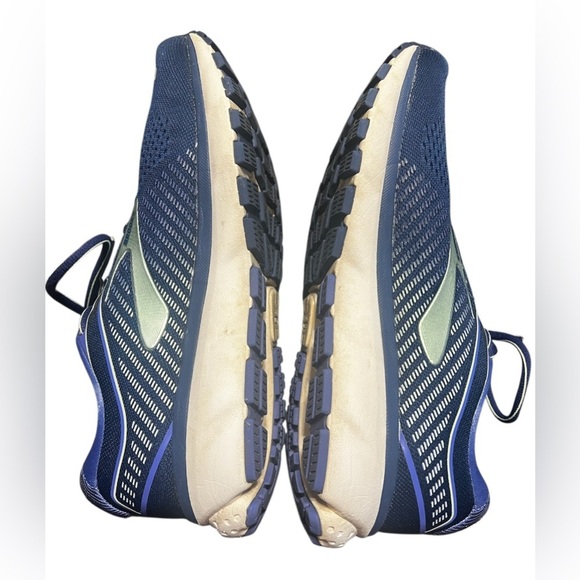 Brooks Womens Ghost 12 Running Shoe - Peacoat/Blue/Aqua 10.5 Wide - Picture 3 of 9